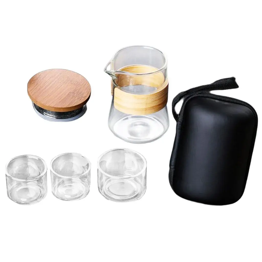 

Дорожный чайный сервиз с сумочкой, маленький китайский чайный сервиз Gung Fu для пешего туризма и полива