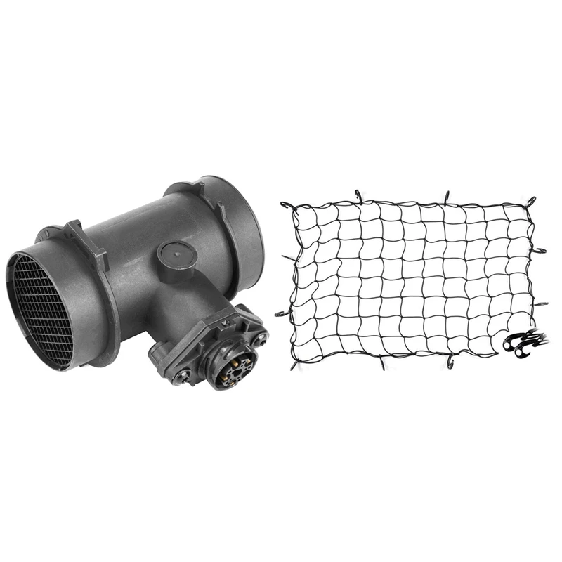 

2 Pcs Car Accessories:1 Pcs 47 Inch X 36 Inch Cargo Net Bungee Nets & 1 Pcs Mass Air Flow Sensor Meter