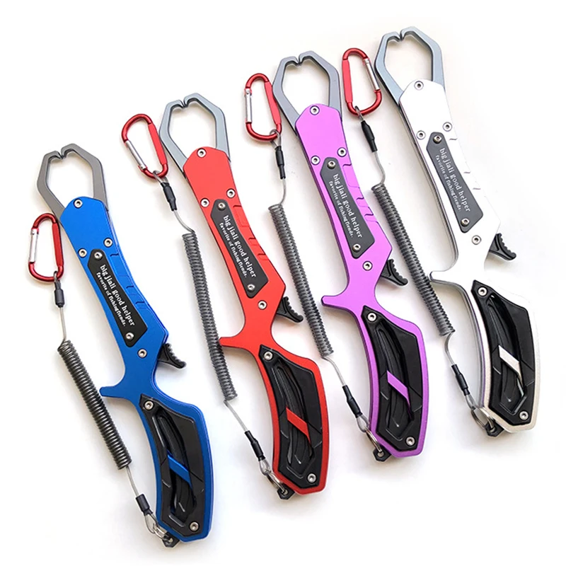 

Long Gun-type Fish Controller Lure Pliers Aluminum Alloy Multi-function Fish Clip, Lifter, Control Pliers with Oxford Bag