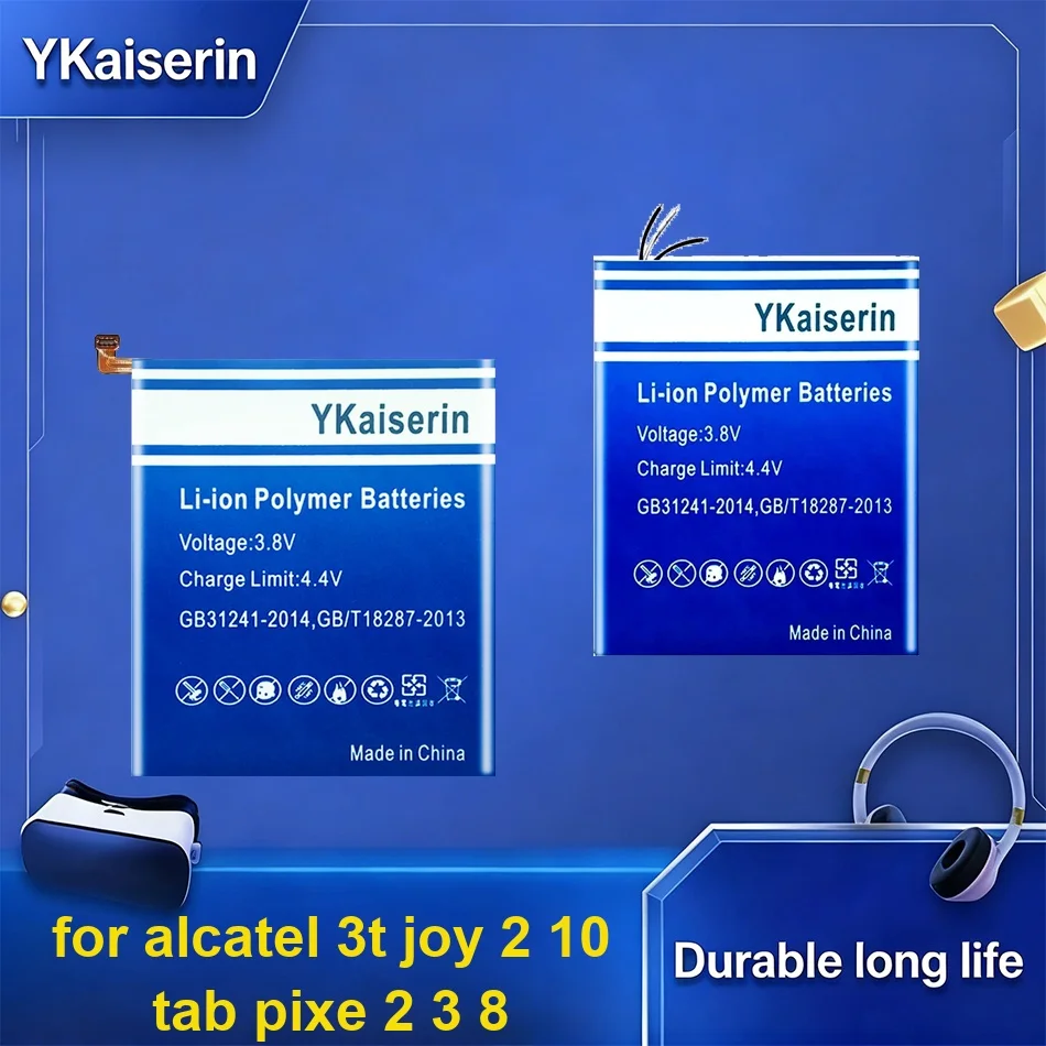Фото Аккумулятор для планшетов Alcatel 3T, Joy 2, 10 Tab, Pixe 2, 3, 8 (4100-6000 мАч, модели TLp040M7, TLP053C1, TLP053C7, TLp028BD, TLp028BC) №1