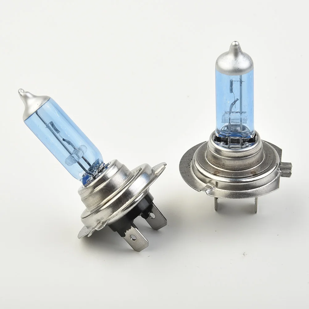 

Parts Headlight Xenon 2pcs Bulbs Exterior Halogen LED Lamp Replacement