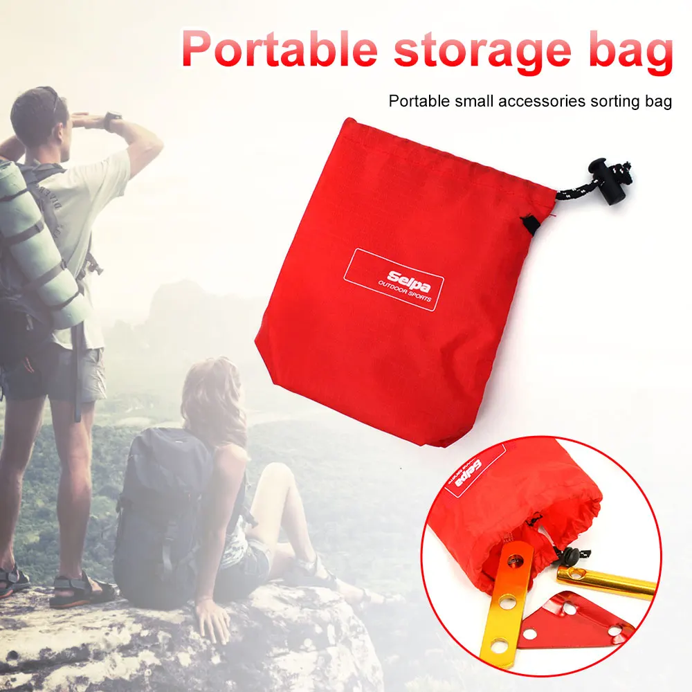 

Outdoor Portable Bag Camping Hiking Multi-functional Storage Bag Ultralight Waterproof Swimming Bag Drawstring Pouch Travel Kits