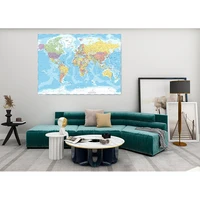 vinyl photography backdrops props physical map of the world vintage wall poster home school decoration baby background dt 05