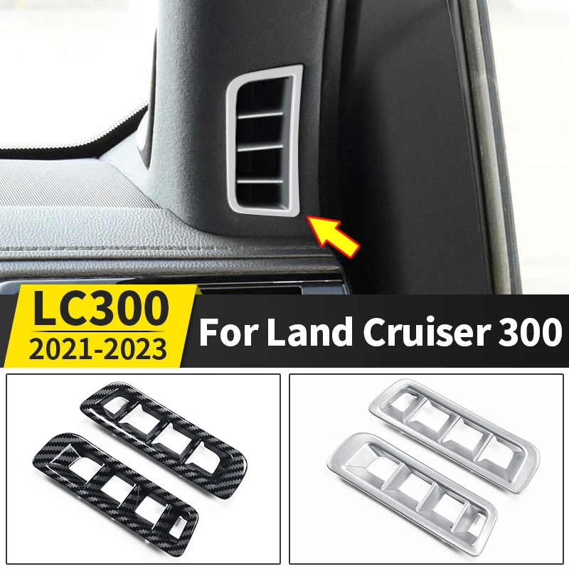 

Air Conditioning Vent Decoration Protective Sticker For Toyota Land Cruiser 300 2021 2022 2023 LC300 Interior Accessories Tuning