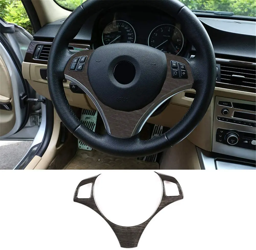 

For BMW 3 Series 2005-2012 E90 ABS Steering Wheel Decorative Sticker-ons