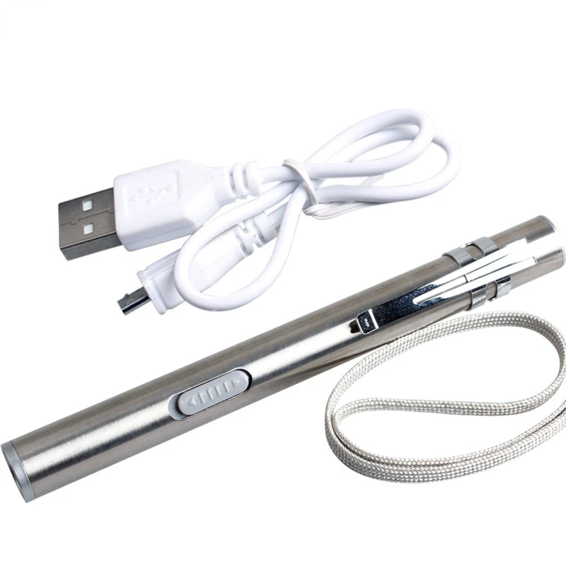 

Usb Mini Rechargeable Led Flashlight Powerful RechargeableTorch Keychain Pen Flashlight Battery Small Flashlight Olight