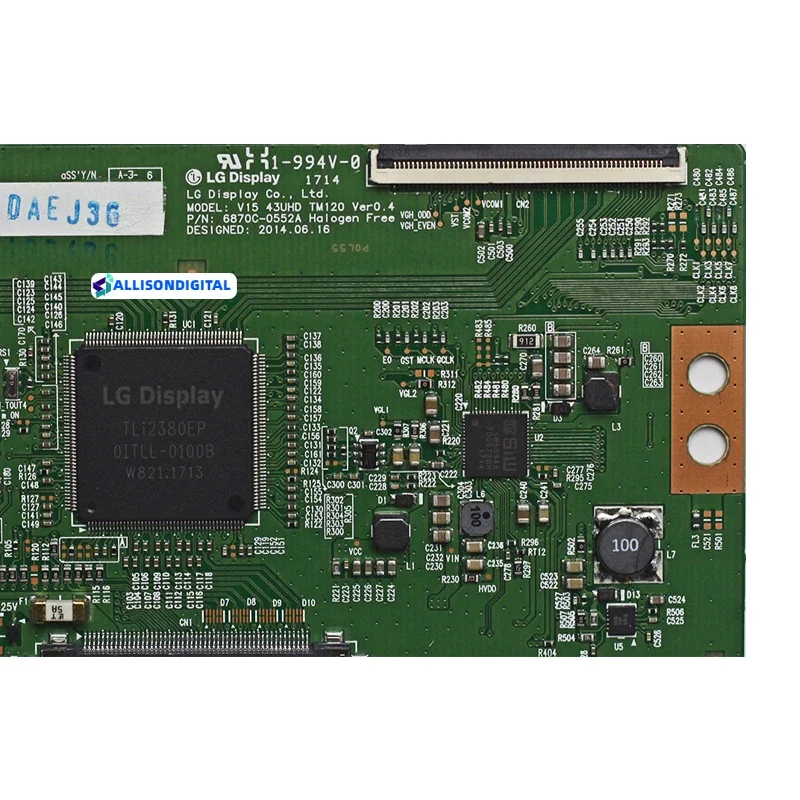 6870C-0552A T CON Board Equipment для бизнеса Placa TV LG 6870C 0552A Пластинчатая карта дисплея