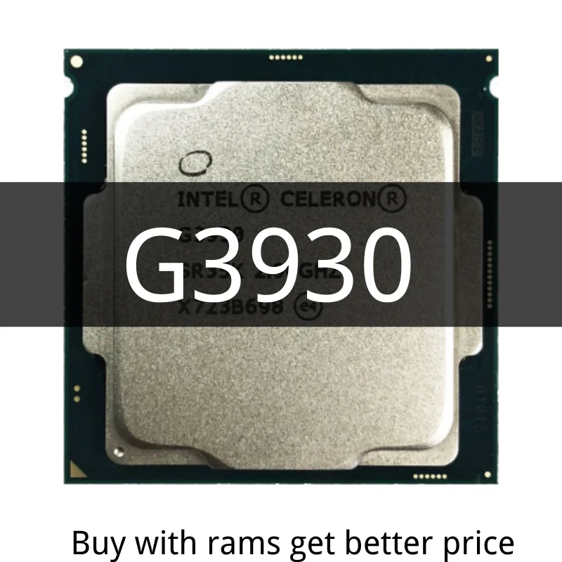 

Celeron G3930 2.9 GHz Dual-Core Dual-Thread CPU Processor 2M 51W LGA 1151