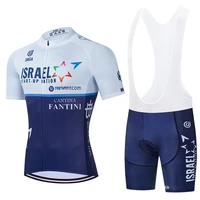 2022 israel ciclismo team jersey bike shorts 20d gel bib set ropa ciclismo men mtb summer ciclismo maillot bottom clothing
