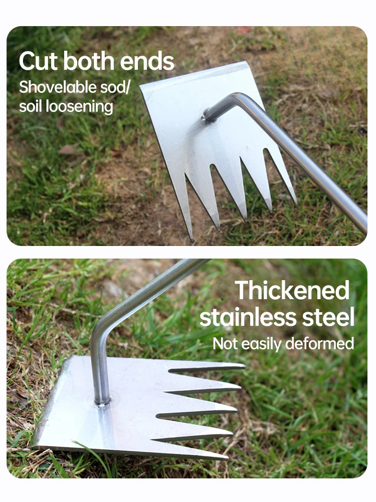 Приспособление для вытаскивания садовых трав 5 зубьев корней двора внутреннего