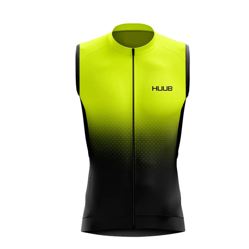 

2022 huub cycling jersey man summer sleeveless cycling vest women bicycle shirt quick dry cyclist jacket gilet mtb bike clothes