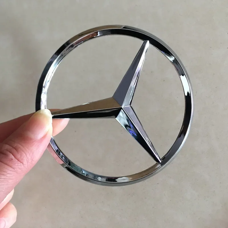 

9 см ABS задняя наклейка на багажник, эмблема, наклейка для Mercedes Benz S320 W164 W203 W204 W168 C180 E320 A200 CLA CLK CLS ML