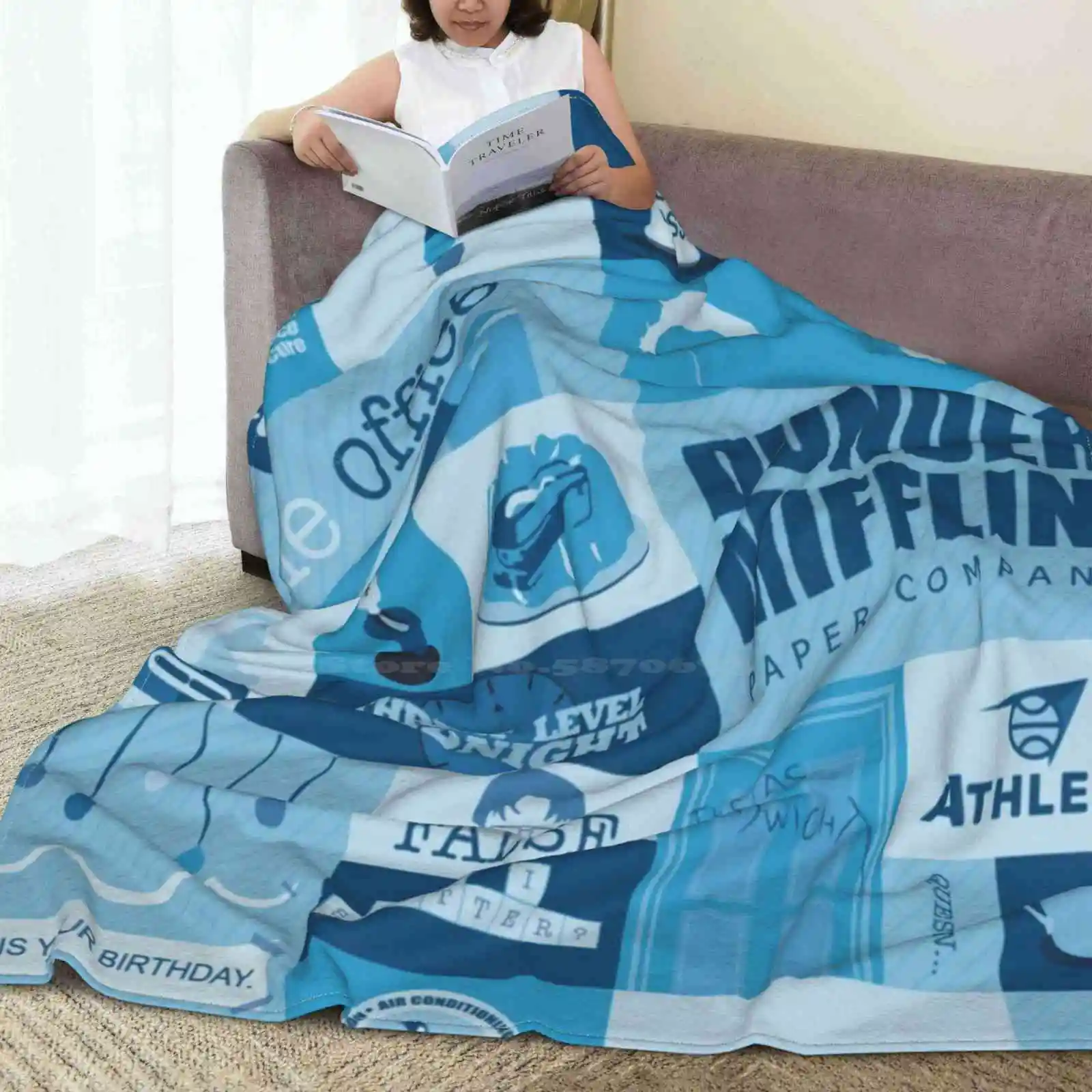 Офисное мягкое теплое одеяло Джим хэлперт пчелли Пэм ТВ шоу Веселая Милая Майкл