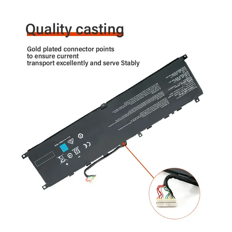 Фото BTY-M6M аккумулятор для ноутбука MSI GE66 GE76 Raider 10SF, GS66 10SE, GP76,66GP, WE76 11UM, WS66 10Ge, MS-16V1, Creator 15 A10SD №3
