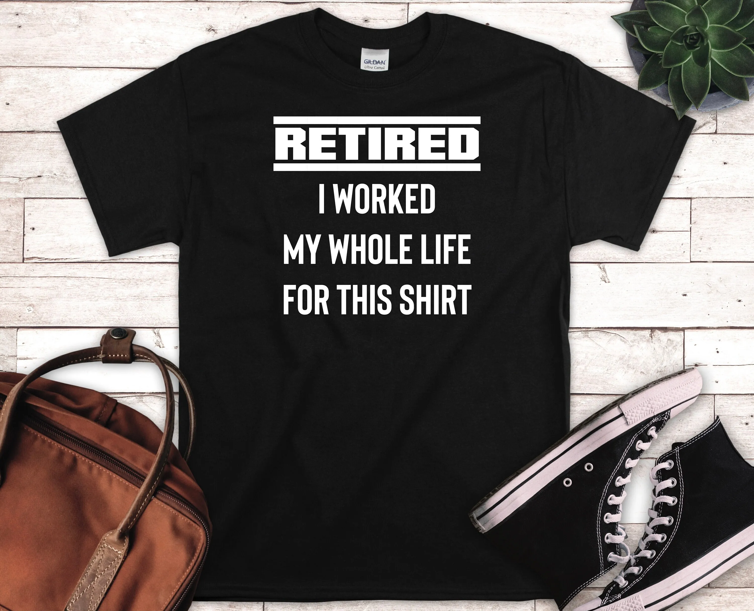 Футболка с надписью Я пенсионер