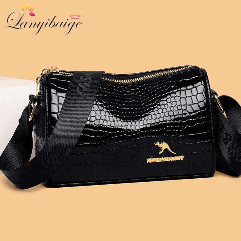 Кожаные сумки-мессенджеры на плечо