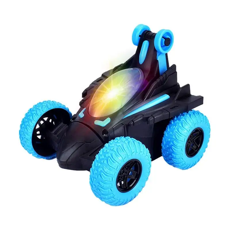 

Four-wheel Off-road Vehicle Toy 360 Degrees Rotation Stunt Car Plaything With Light Music Battery-Powered Rolling Stunt Dump