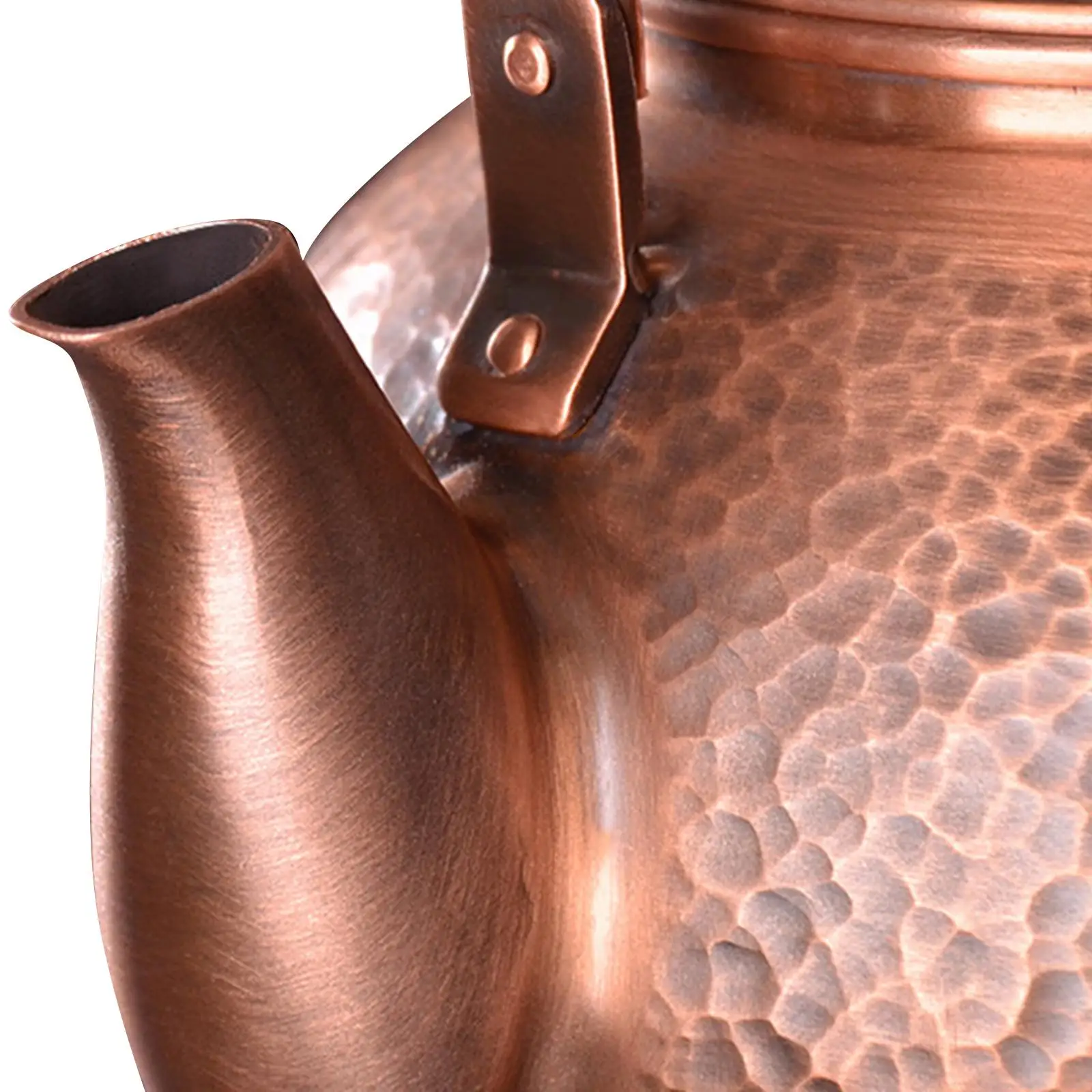 Кованый Медный Чайник Плита 1 0 Л Металлический Водонагреватель Для Кемпинга