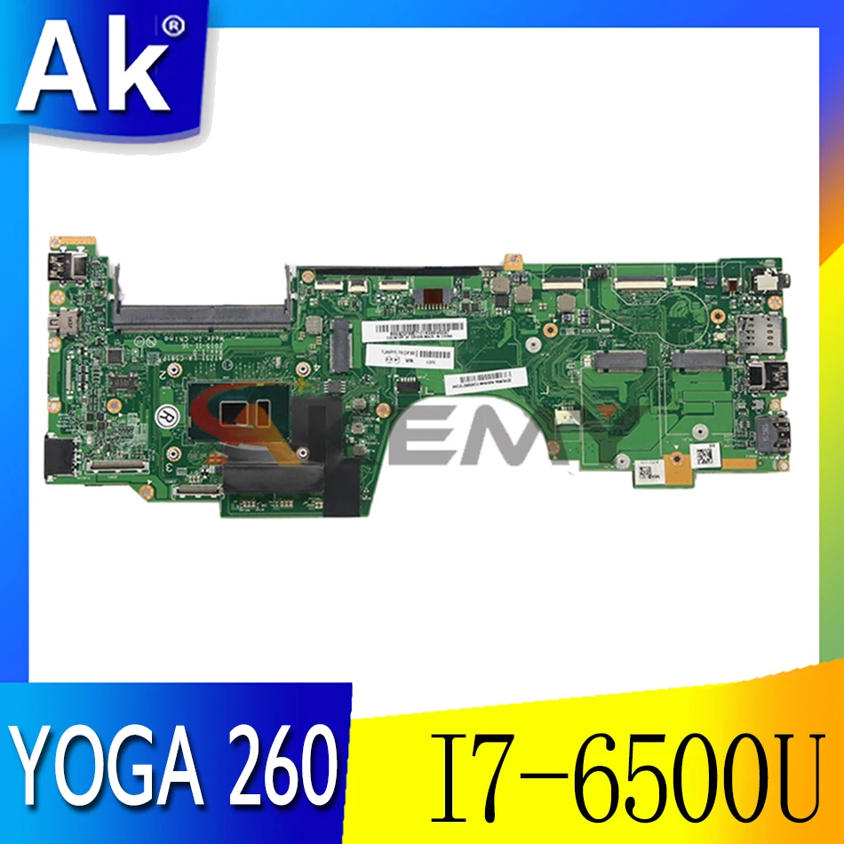 

Материнская плата для ноутбука Thinkpad YOGA 260 CPU I7-6500U RAM 8GB LA-C582P FRU 00NY978 01LV849 01LV850 00NY979 100% Test ok