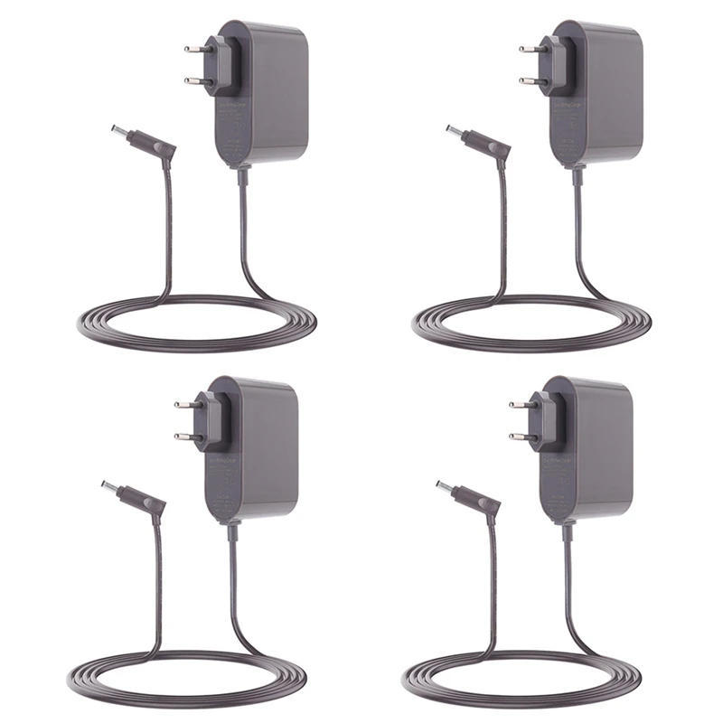 

4X Charging Adapter Adapter For Dyson V6 V7 V8 Cord Free-Handhelds Stick Vacuum Power Supply Cord Charger,EU Plug