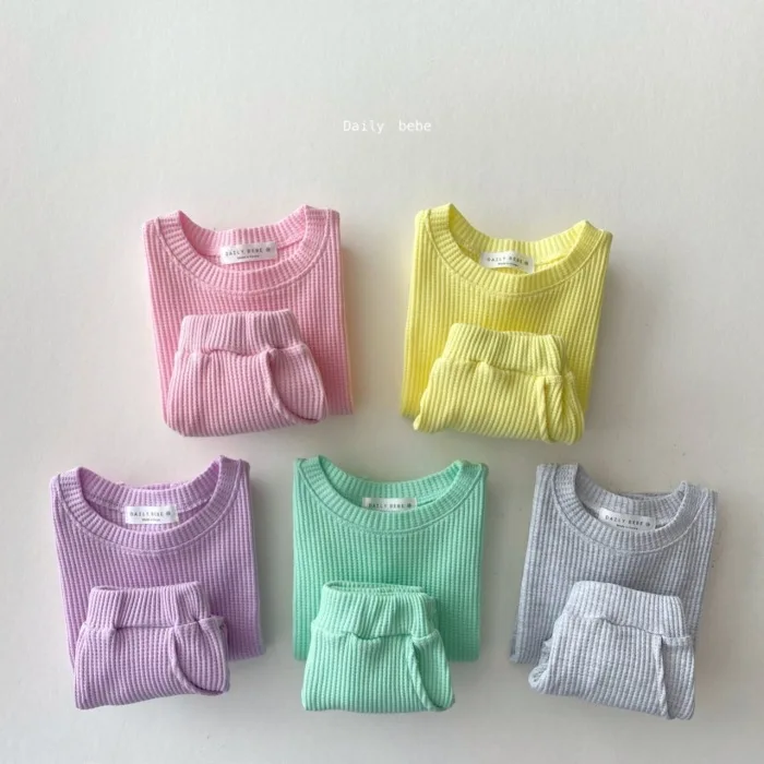 

Baby Girl Outfit Set Kids Clothes 2023 Summer New Korean Version Cotton Solid Fashion All-match Boys and Girls Baby Clothes