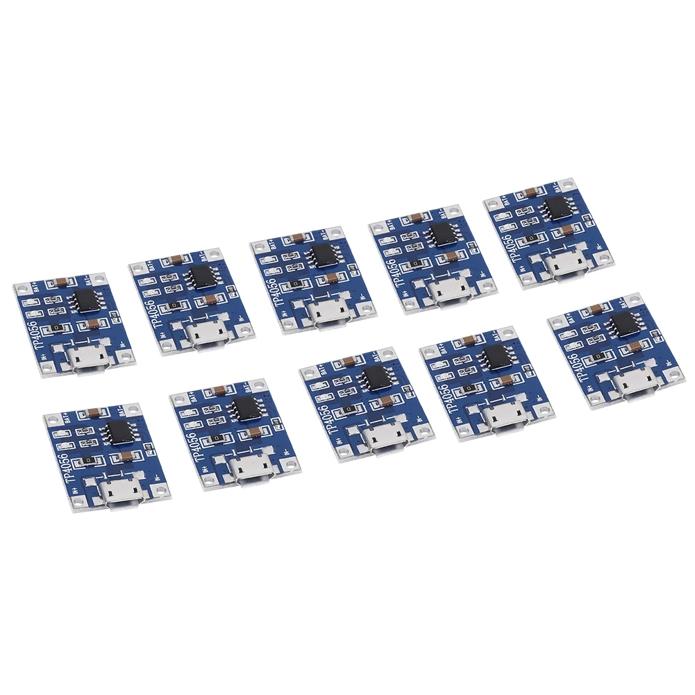 

10pcs Micro USB 1A Lithium Battery Charger Protection Module Charging Board Lithium Lithium Lithium Lithium Lithium Lithium