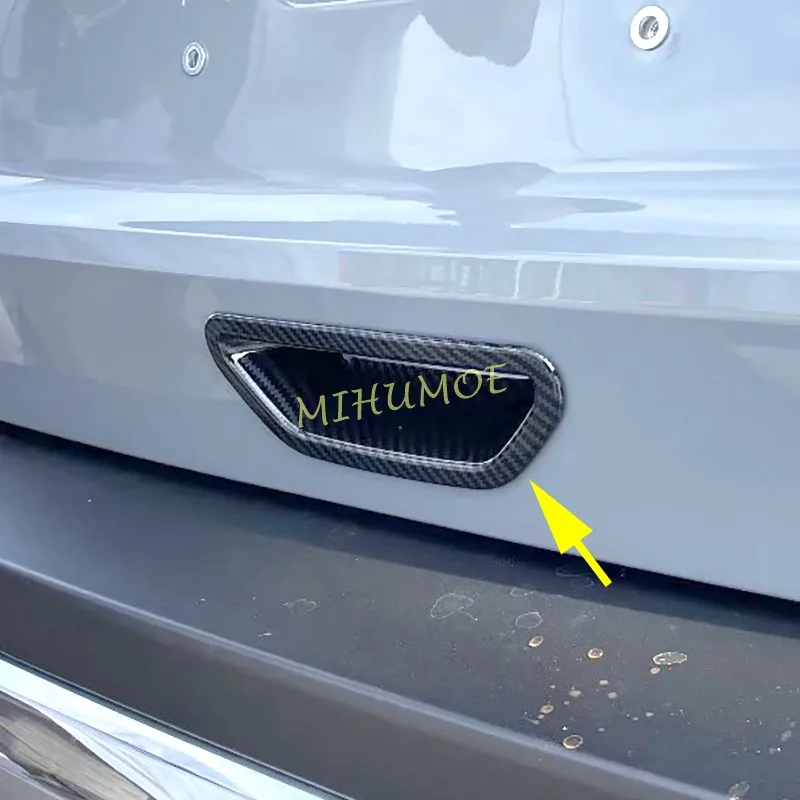 

Накладки на ручку задней двери багажника автомобиля из углеродного волокна для Nissan Rogue X-Trail (T33) 2021 2022 2023 2024 2025