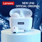 Оригинальные беспроводные наушники Lenovo LP40 Fone, TWS Bluetooth наушники, гарнитура с сенсорным управлением, стереонаушники для телефона Android