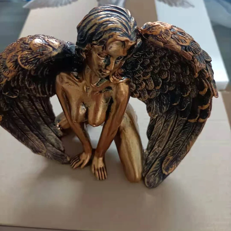 Художественный ангел Женский Декор для дома статуя религиозный гостиной
