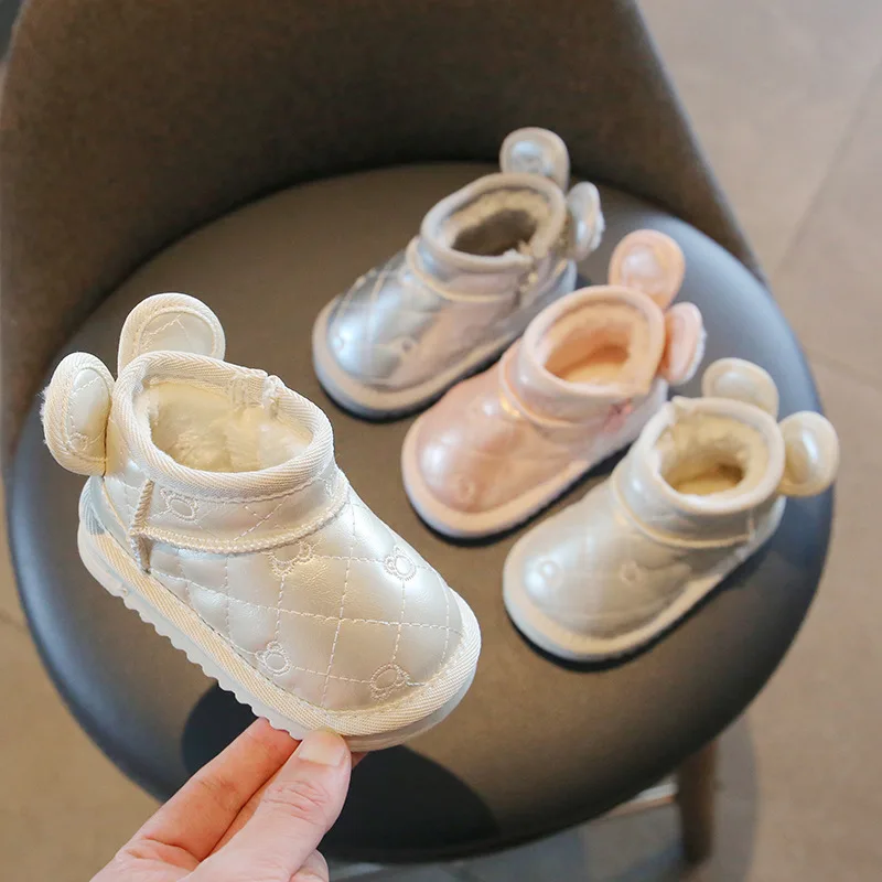 

Зимние толстые зимние сапоги бежевого цвета; Короткие ботинки для маленьких девочек; Модная обувь для отдыха; Цвет Черный; Детская обувь с хлопковой подкладкой для мальчиков