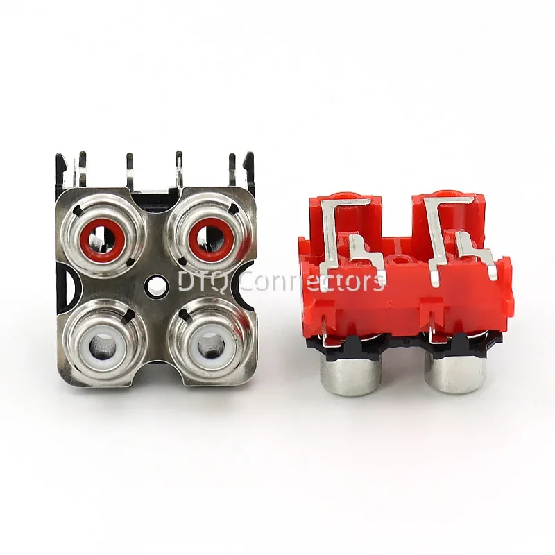 

Сиденье RCA RCA4-13 Разъем лотоса с четырьмя отверстиями 4-позиционный разъем лотоса Аудиоразъем AV4-13 с экранированием