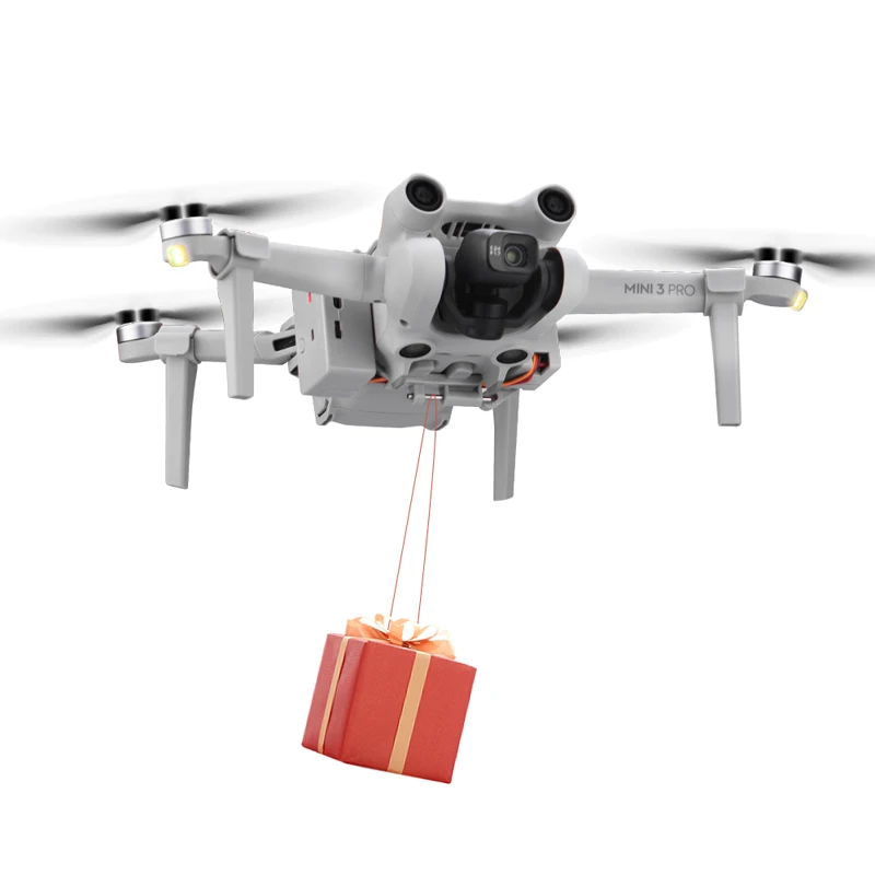 Airdrop System for DJI Mini 3 Pro Drone Wedding Proposal Delivery Device Dispenser Thrower Air Dropping Transport Gift