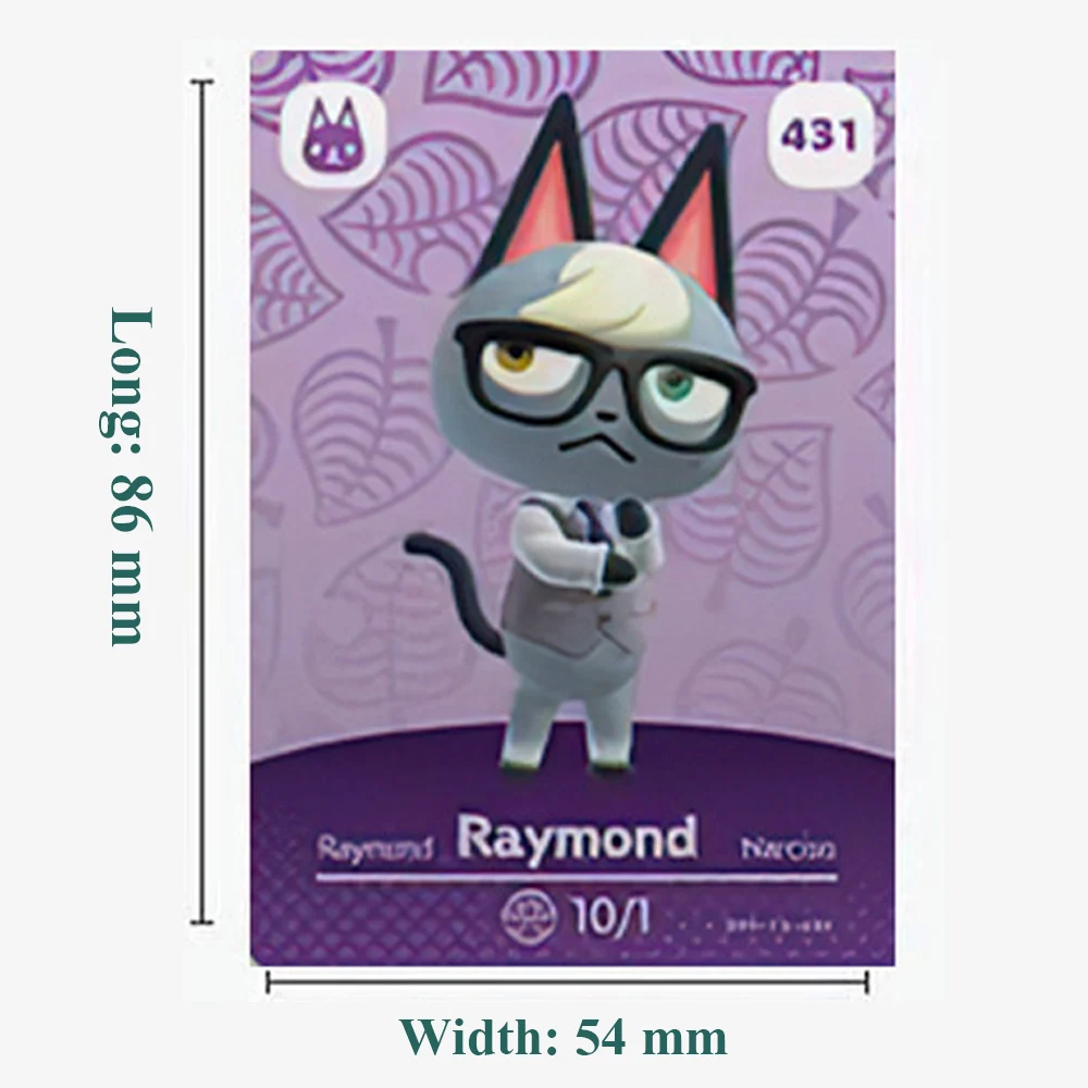 Карта пересечения животных NFC 48 шт. карта New Horizon Series 5 Raymond NTAG 401-424 Switch Lite Wii U новый