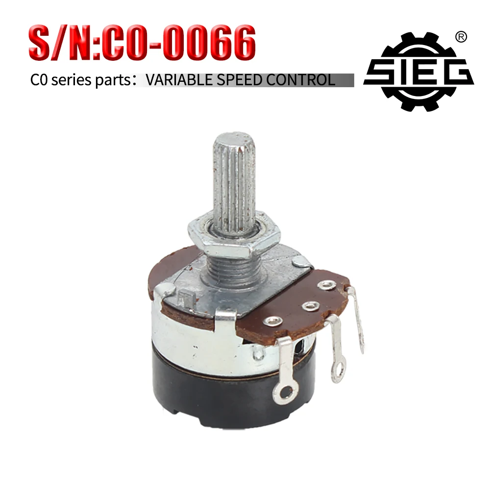 

Potentiometer WH24-2-R4k7 SIEG C0-066&JET BD-3&Grizzly G0745&SOGI M1-100&Compact 3 Baby Lathe Spares Speed Control Potentiometer