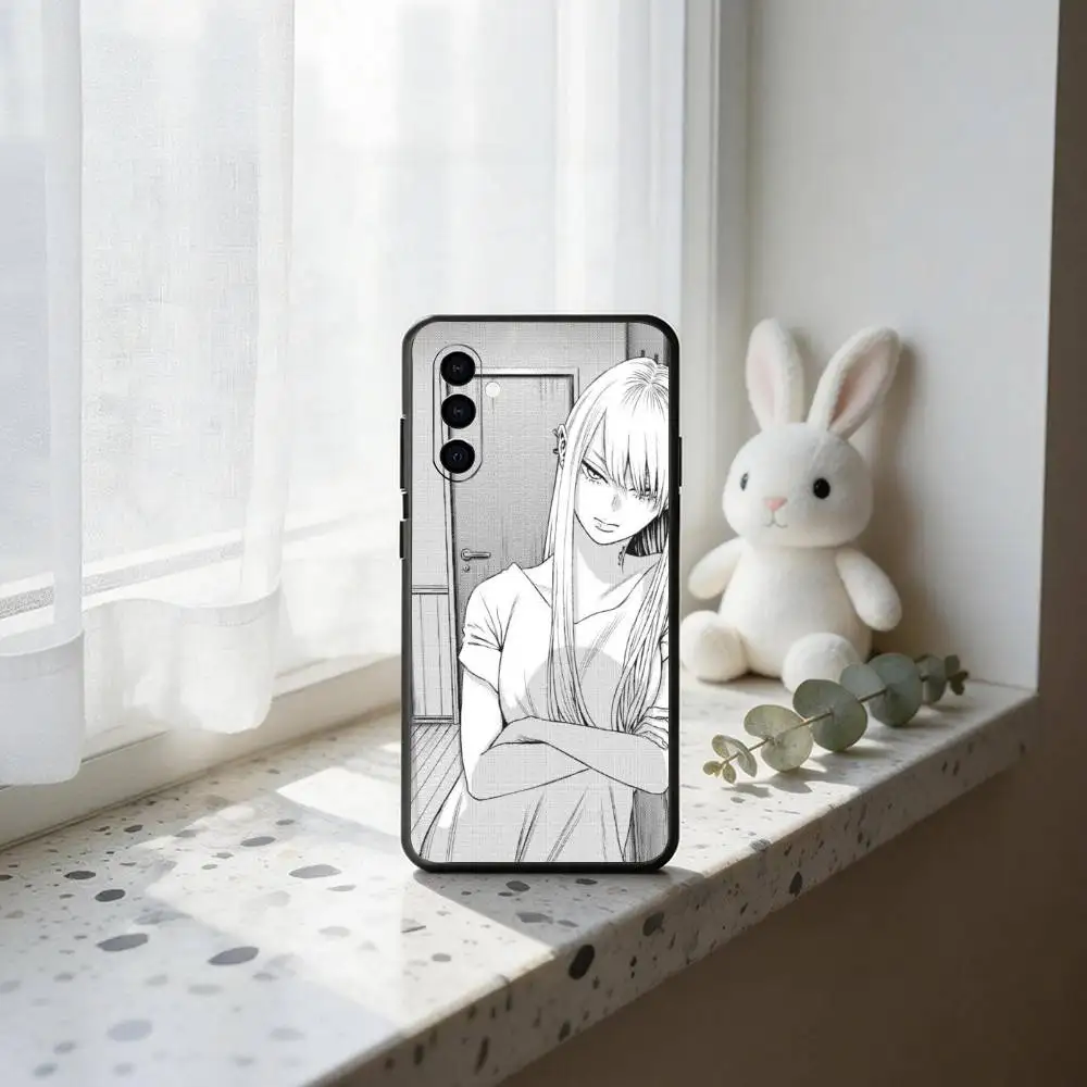 Фото Чехол для телефона G-Good A-Anime J-Jormungand для Samsung Galaxy A73, A72, A71, A70, A53, A52, A51, другие модели, мягкий черный чехол №4