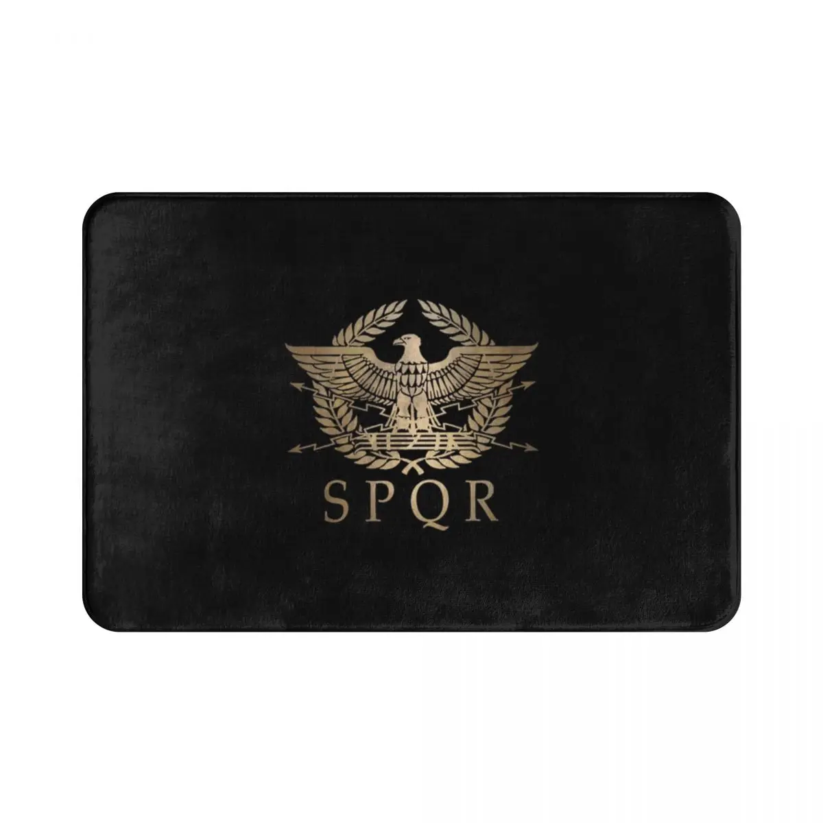 

SPQR- Roman Empire Standard Shield Doormat Polyester Rug carpet Mat Footpad Anti-slip Washable Kitchen Bedroom balcony toilet