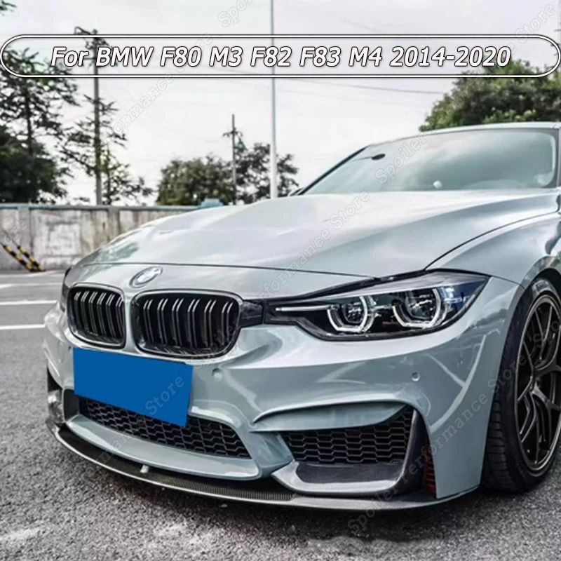 

4 шт., сплиттер для переднего бампера BMW F80 M3 F82 F83 M4 2014-2020