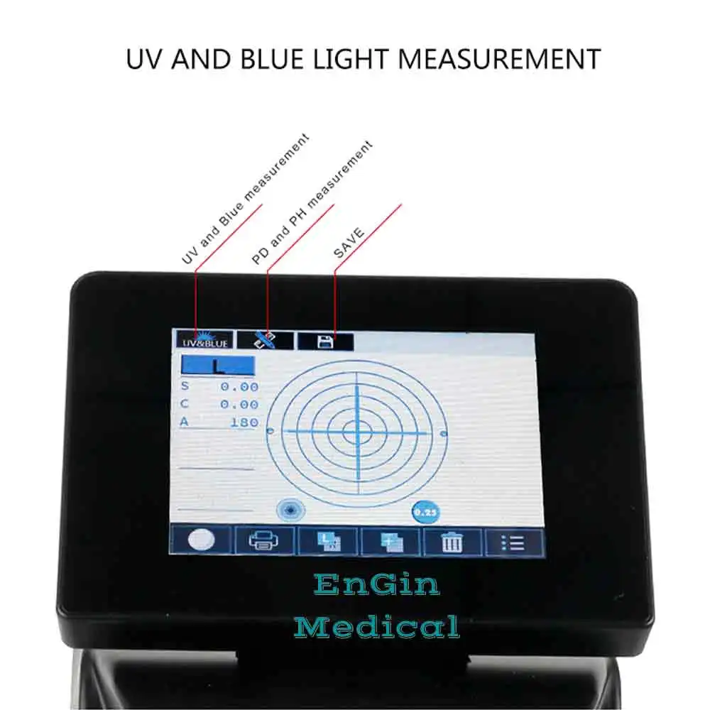 Factory Wholesale Handheld Focimeter Dijital Fokometre.Lensmeter Huvitz Auto Lensmeter