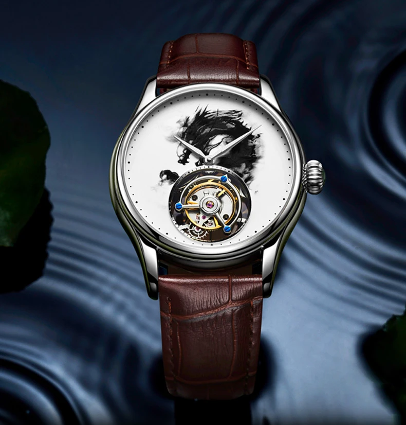 Механические часы AESOP мужские водонепроницаемые спортивные наручные