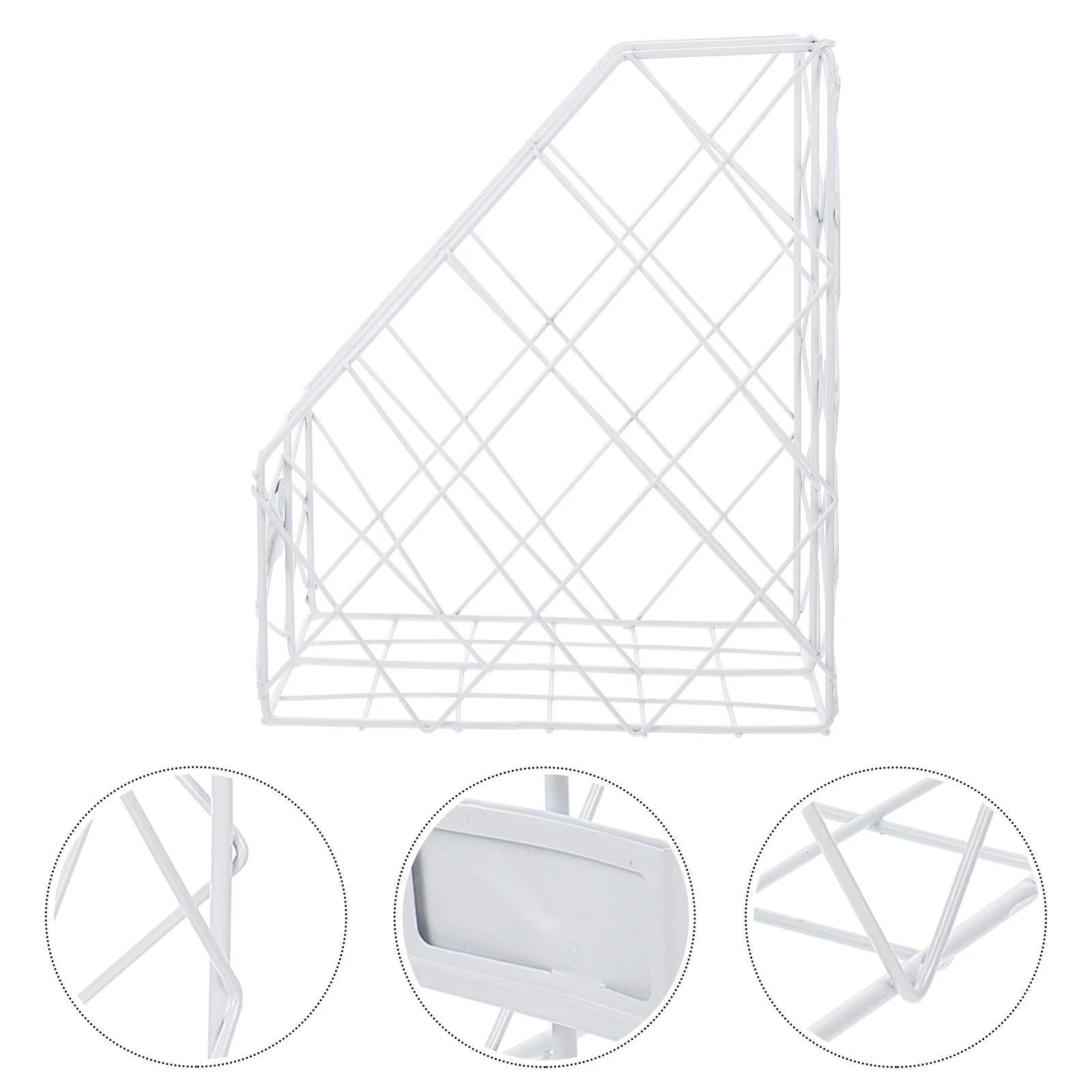 

Desktop Documents Stand Iron Office Files Holder Learning Materials Organizer