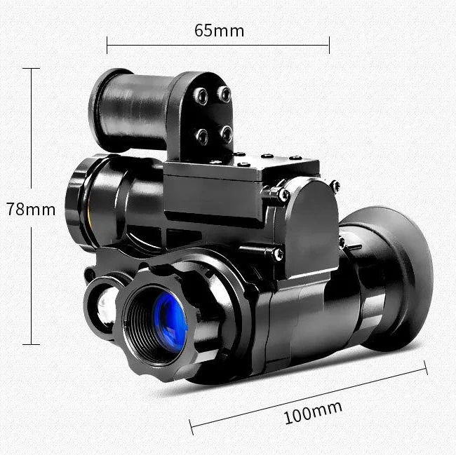 

Helmet mounted infrared night vision monocular camera OLED screen WIFI image video
