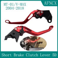 mt01 for yamaha mt 01 2004 2009 v max 2009 2018 motorcycle short brake clutch lever 5d adjustable 3d handle