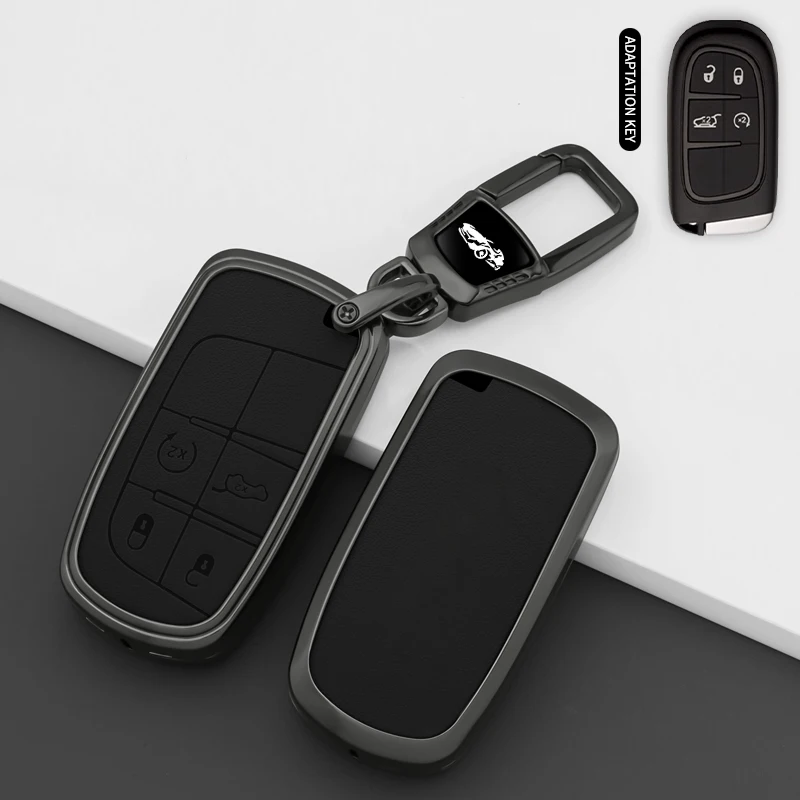 

Кожаный Чехол Для Ключей Для Автомобилей Jeep: Ключница Для Wrangler, Renegade, Patriot, Grand Cherokee, Compass