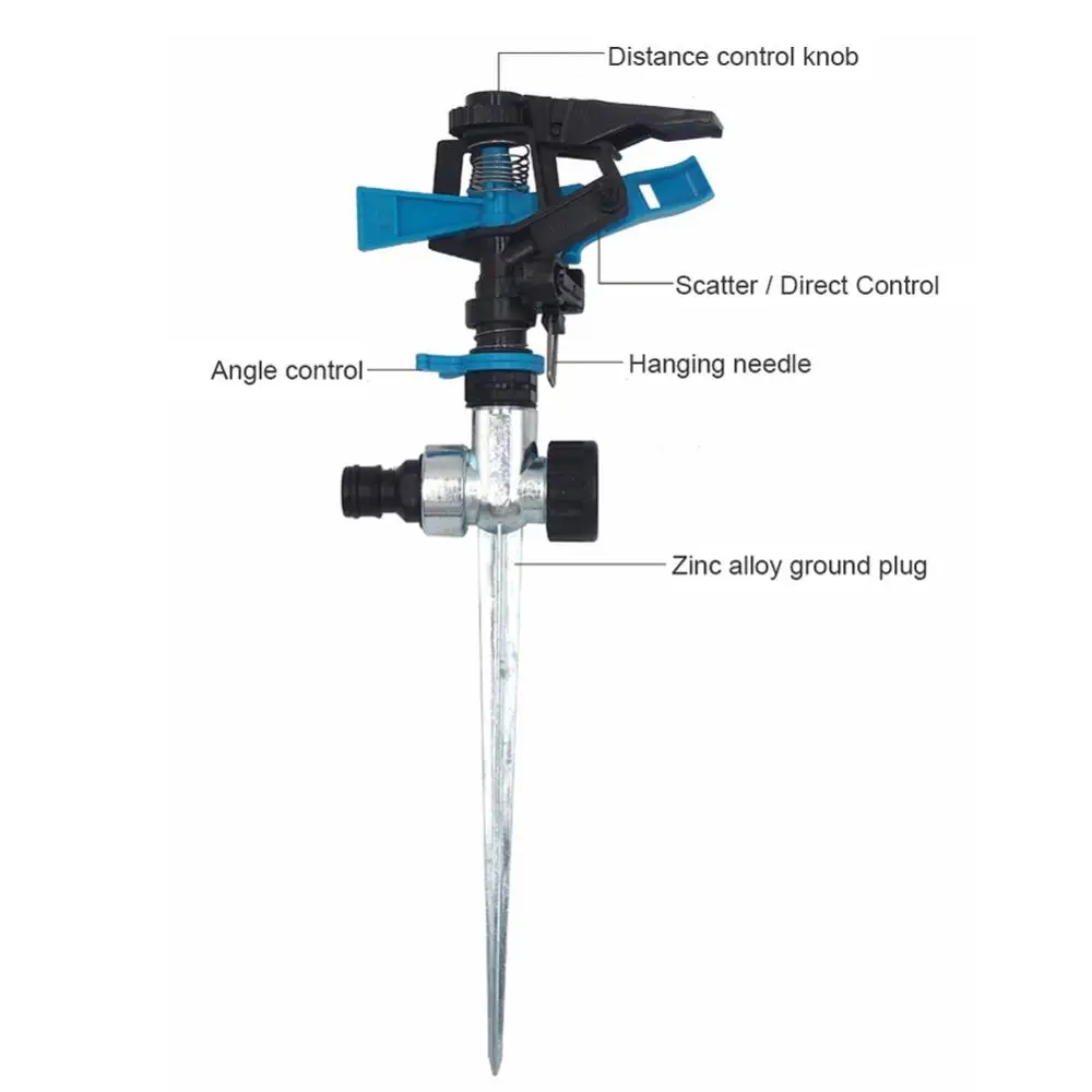 

Garden Watering Sprayer 360 Degree Adjustable Nozzle Lawn Irrigation Sprinkler Garden Sprinklers Watering Irrigation