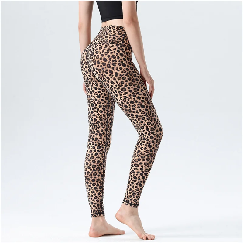 

LULU YOU WANT леопардовые штаны с высокой талией Nake Feeling для йоги впитывающие пот эластичные тонкие дышащие спортивные брюки до щиколотки для фит...