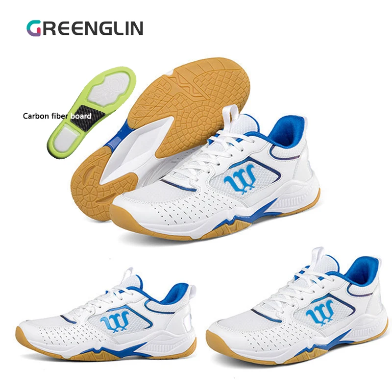 Carbon Plate Professional Grade Carbon Plate Tennis Shoes Men's Tendon Bottom Wear-Resistant Training Badminton Shoes Universal