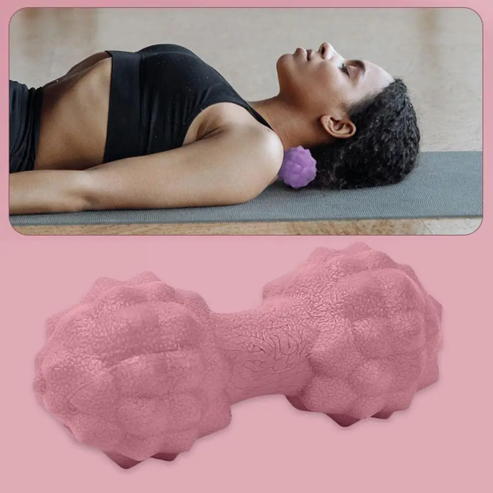 

Peanut Massage Ball Fitness Meridian Health Care Pure Tissue Deep Relax Massage Back Ball Mobility Neck Color Yoga Myofasci O7H1