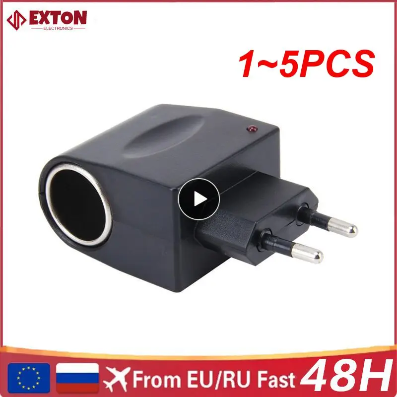 

Адаптер для розетки стандарта ЕС/США, от 220 В до 12 В постоянного тока, 1 ~ 5 шт.