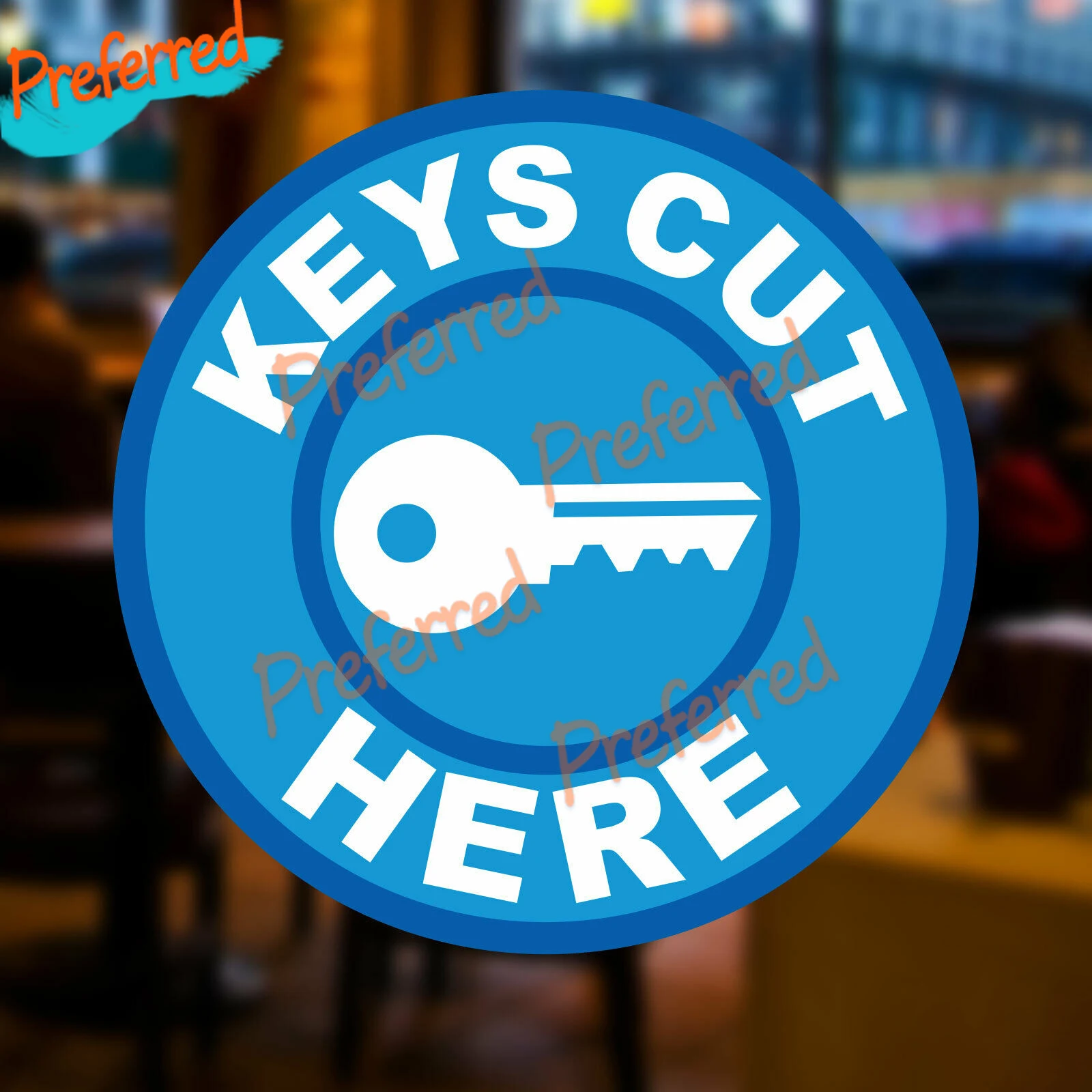 

Наклейка на ключи, вырезанная здесь, деловая фурнитура, слесарное окно, наклейка на стену, знак, графическая наклейка