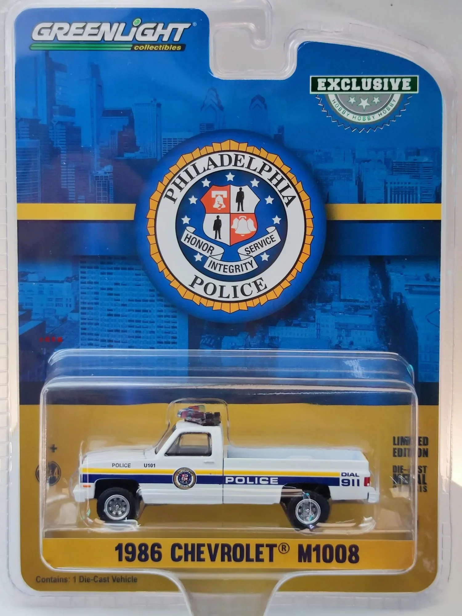 Model1:64 1986 Chevrolet M1008-определенная мощность